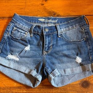 Old Navy Women's Distressed Blue Jean Shorts